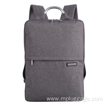 Gray Simple Cationic Business Laptop Backpack Customization